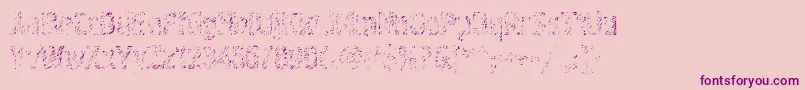 Graffiti4ctt-Schriftart – Violette Schriften auf rosa Hintergrund