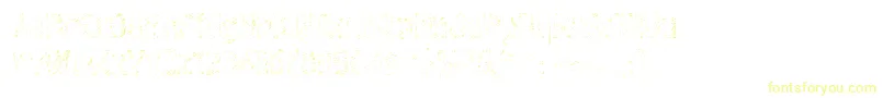 Graffiti4ctt Font – Yellow Fonts on White Background
