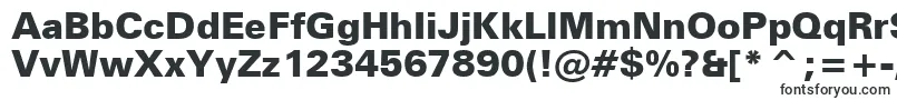 Шрифт ZurichBlackWin95bt – шрифты, начинающиеся на Z
