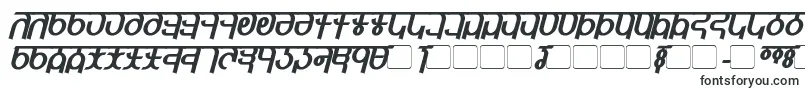 QijomiBoldItalic Font – Black Fonts