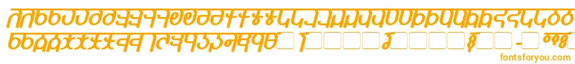 QijomiBoldItalic Font – Orange Fonts