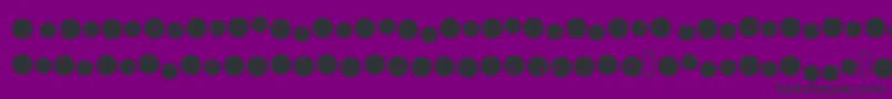 Sinkholes Font – Black Fonts on Purple Background