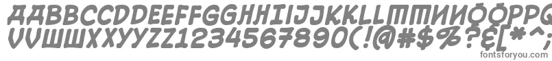 フォント10cesb – 白い背景に灰色の文字