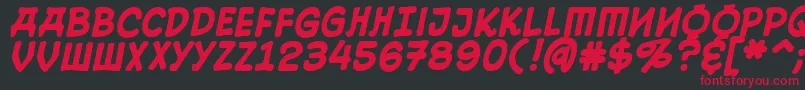 More about 10cesb Font 10cesb Font – Red Fonts on Black Background