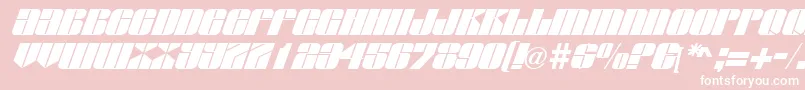 FlagstaffRegular Font – White Fonts on Pink Background