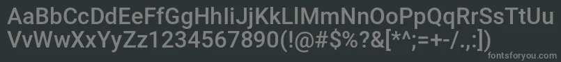 Classiccobralaser Font – Gray Fonts on Black Background
