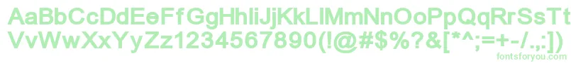 フォントErUnivers1251Bold – 緑のフォント