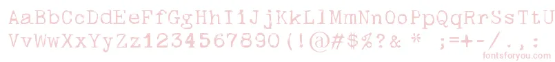 Skulltypewr00 Font – Pink Fonts