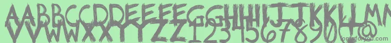 Шрифт Riotfont1 – серые шрифты на зелёном фоне
