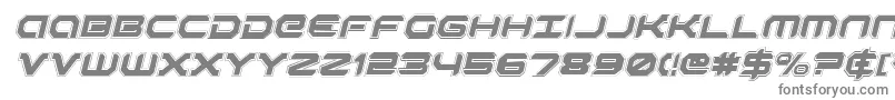 RobotaurAcademyItalic Font – Gray Fonts on White Background