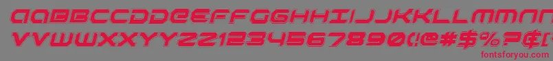 RobotaurAcademyItalic Font – Red Fonts on Gray Background