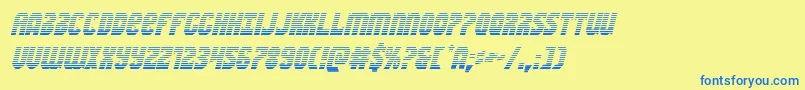 Подробнее о шрифте Warnationgradital Шрифт Warnationgradital – синие шрифты на жёлтом фоне
