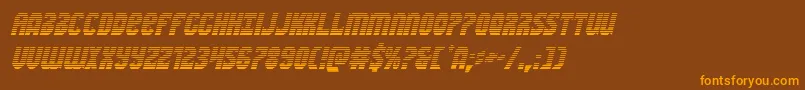 More about Warnationgradital Font Warnationgradital Font – Orange Fonts on Brown Background