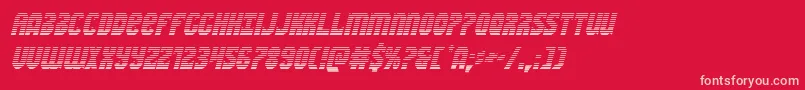 Warnationgradital Font – Pink Fonts on Red Background