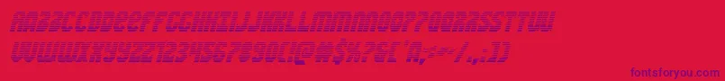 Warnationgradital Font – Purple Fonts on Red Background