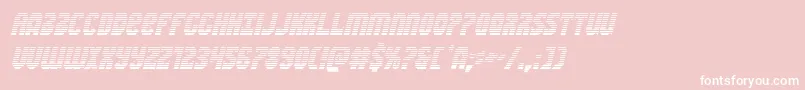 Warnationgradital Font – White Fonts on Pink Background