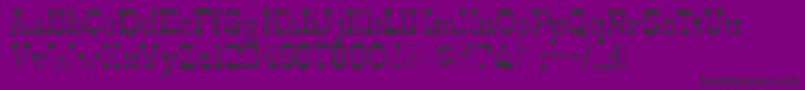 Edmundsgaunt-fontti – mustat fontit violetilla taustalla