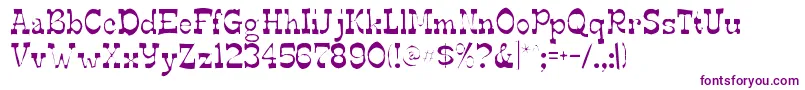 Edmundsgaunt Font – Purple Fonts on White Background