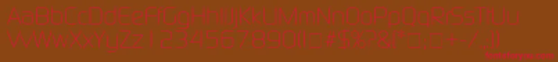 BazoukLightSsiLight Font – Red Fonts on Brown Background