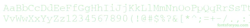 Couriertm Font – Green Fonts