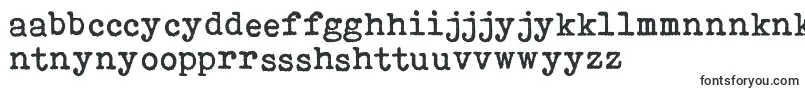 Шрифт BohemianTypewriter – руанда шрифты