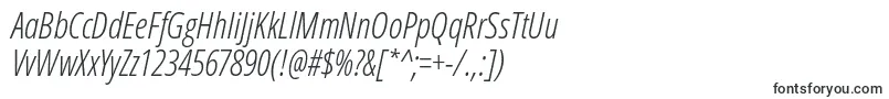 OpensansCondlightitalic Font – CapCut Fonts