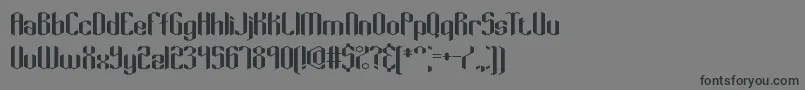 Keyridge Font – Black Fonts on Gray Background