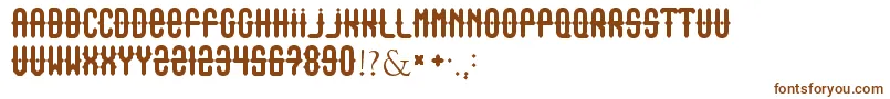 Outasight Font – Brown Fonts on White Background