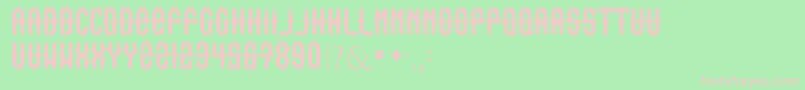 Outasight Font – Pink Fonts on Green Background