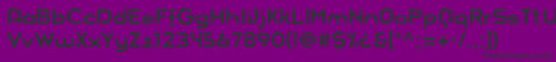 Blue Font – Black Fonts on Purple Background