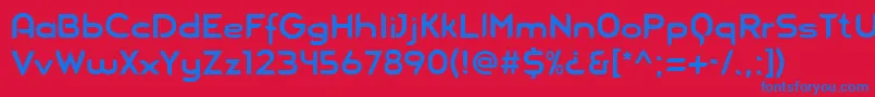 Blue Font – Blue Fonts on Red Background