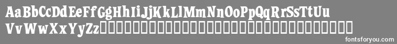 Ziggystandard Font – White Fonts on Gray Background