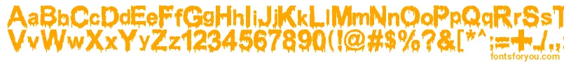 WoodcutterDrippingClassicFont Font – Orange Fonts