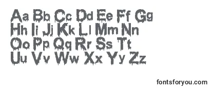 Обзор шрифта WoodcutterDrippingClassicFont