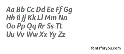 FocoBoldItalic Font