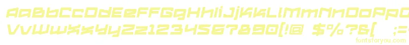 Logofontik4fRegularItalic Font – Yellow Fonts