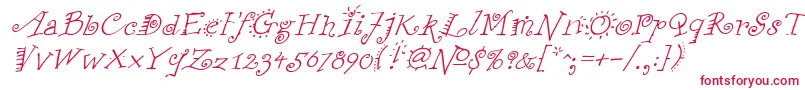 FunstuffxitalicRegular Font – Red Fonts