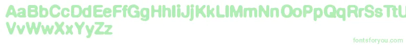 Czcionka Defontedemigras – zielone czcionki