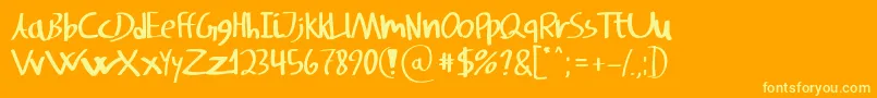 Más sobre la fuente SvampensHandwriting fuente SvampensHandwriting – Fuentes Amarillas Sobre Fondo Naranja