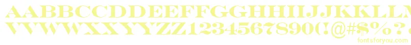 ASeriferexptitulBold-fontti – keltaiset fontit