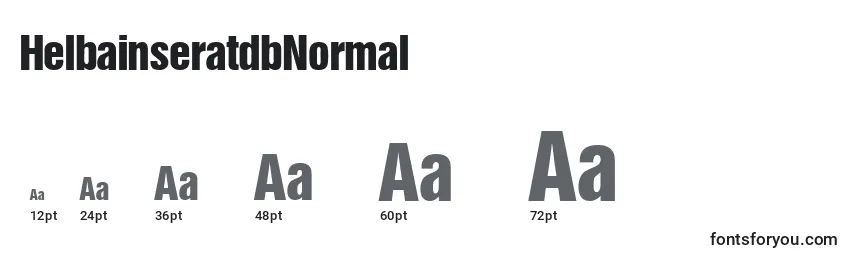 HelbainseratdbNormal Font Sizes
