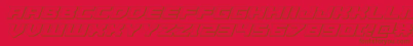 Paladins3D Font – Brown Fonts on Red Background