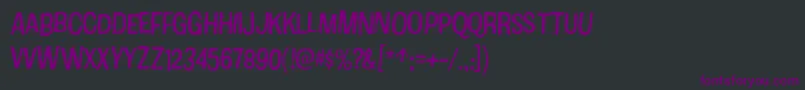 CottonRegular Font – Purple Fonts on Black Background