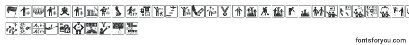 Шрифт OlympukesLight – шрифты для табличек и знаков