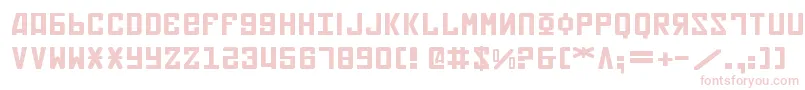 Soviet2e Font – Pink Fonts on White Background