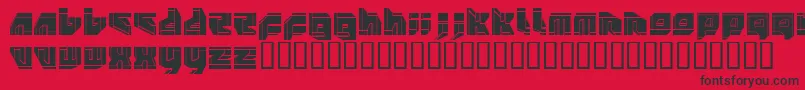 NeopangaiaP2 Font – Black Fonts on Red Background