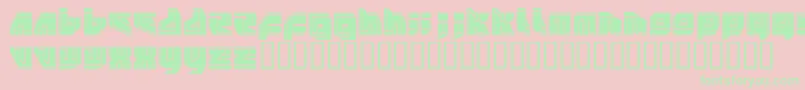 NeopangaiaP2 Font – Green Fonts on Pink Background