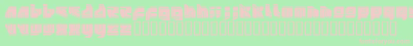 Шрифт NeopangaiaP2 – розовые шрифты на зелёном фоне