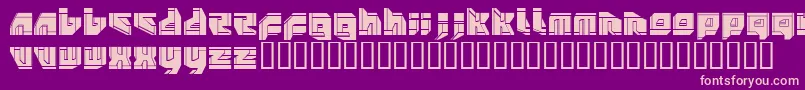 NeopangaiaP2 Font – Pink Fonts on Purple Background