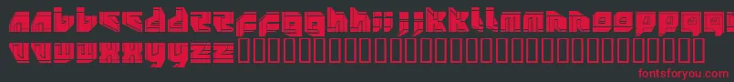 NeopangaiaP2 Font – Red Fonts on Black Background